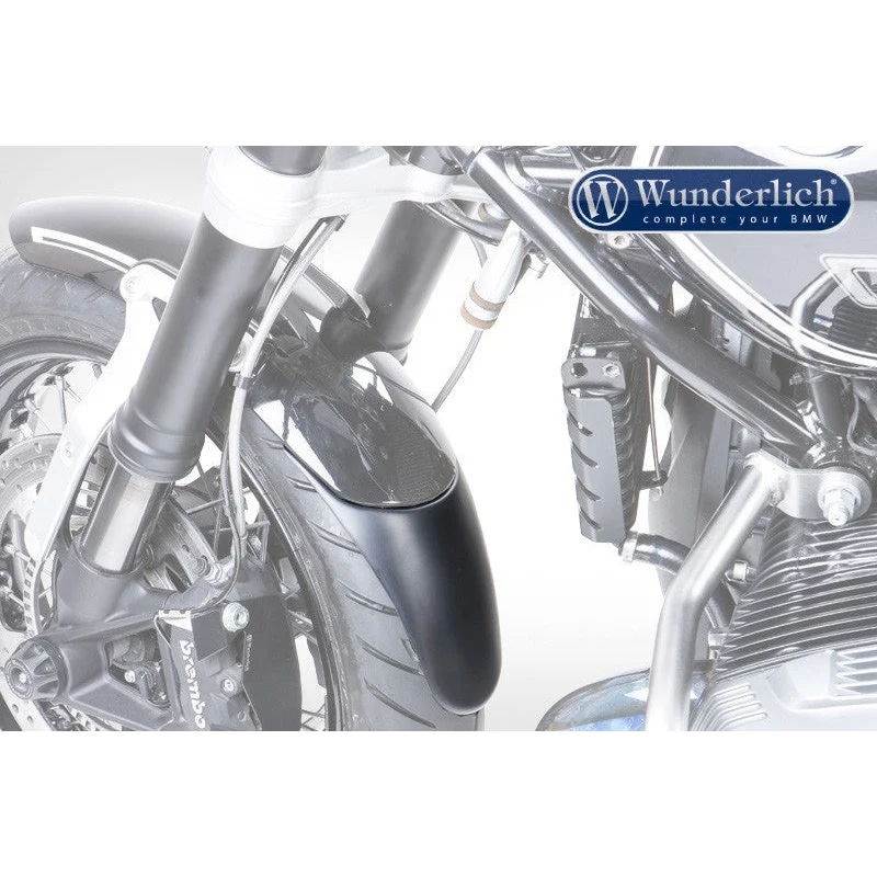 BMW R NineT Plastics - Front Fender Extender ( Matte Black)