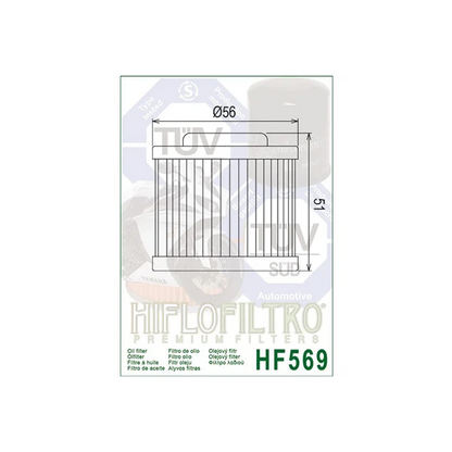Oil Filter 569 - Hiflo