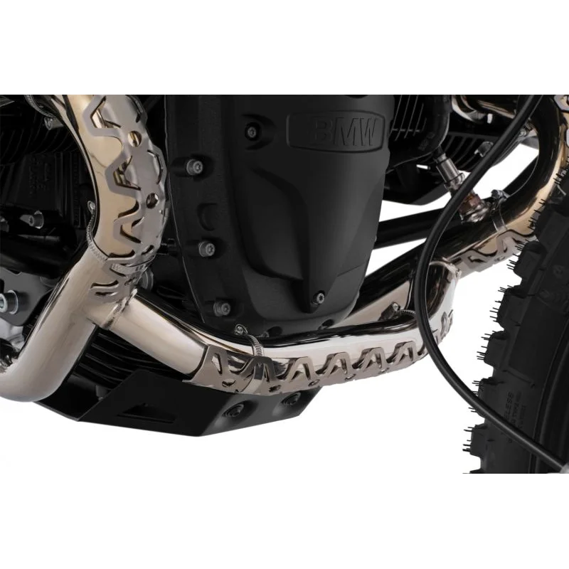 BMW R 12 Protection - DAKAR Header Pipe Guard - Silver