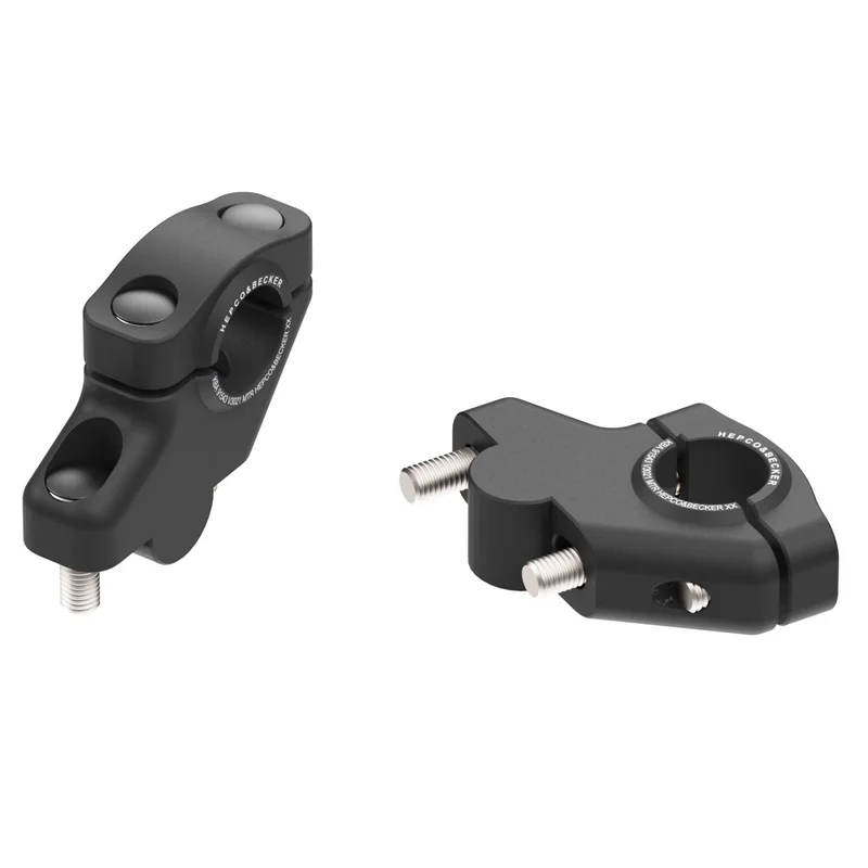 HANDLEBAR RISER - 30mm UP & 21mm BACK (4240-V3021) - Black