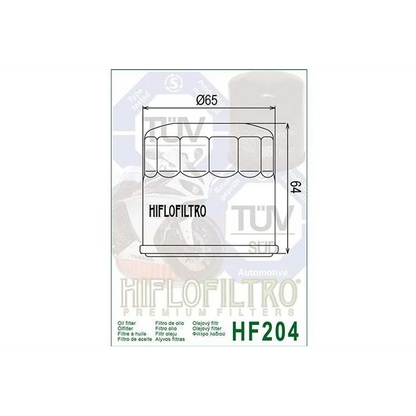 Oil Filter 204 - Hiflo - Standard