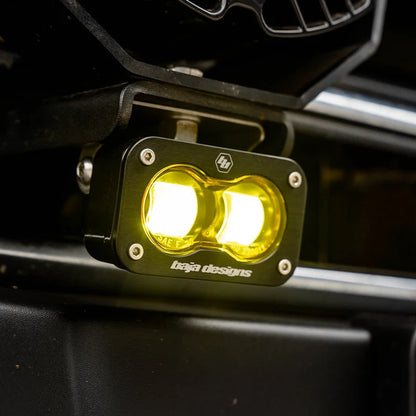 Aux LED - S2 SAE - Square / Amber