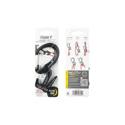 CARABINER ROPE TIGHTENER - FIGURE 9 (BG) - Aluminum