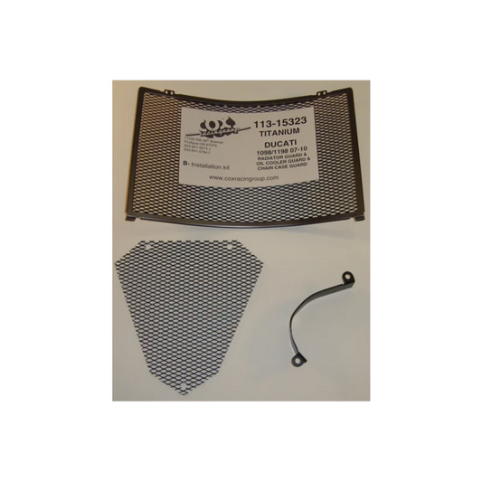 Ducati 1098/ 1198/ R/ S Protection - Radiator Guard - Titanium