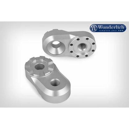 BMW GS Ergonomics - Vario Adapter EVO1 (Pair) - Silver / 23MM