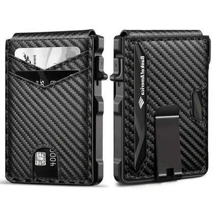 WALLET POP UP + CARDS + RFID - Carbon