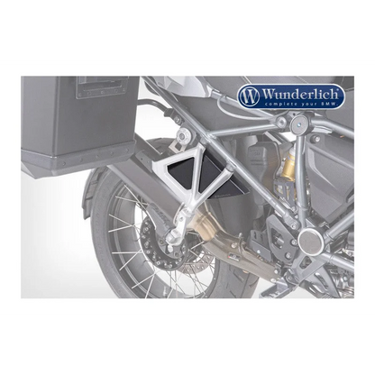 BMW R Series GS Protection - Passenger Seat Recess Cover - Silver