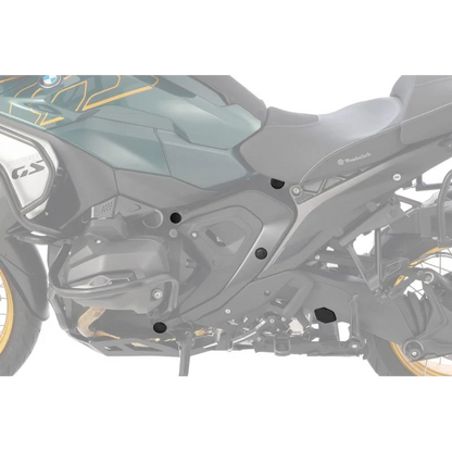 BMW R 1300 GSA Styling - Frame Protection Cover Caps (8-piece) - Black