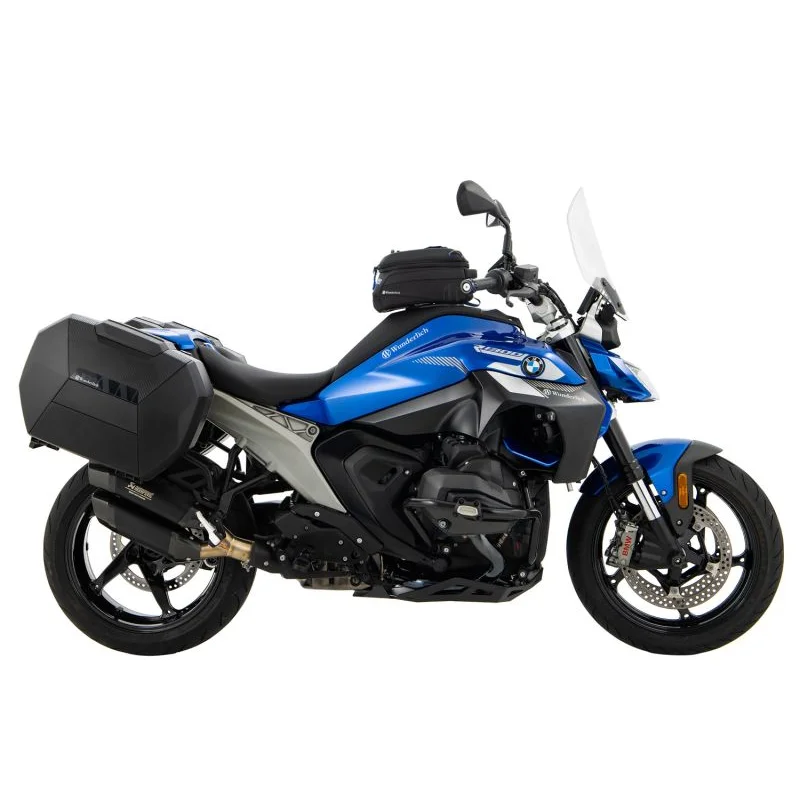 BMW R 1300 R Luggage - Sidecases Set X-CASE X30 with BMW luggage mounts - Carbon Optic