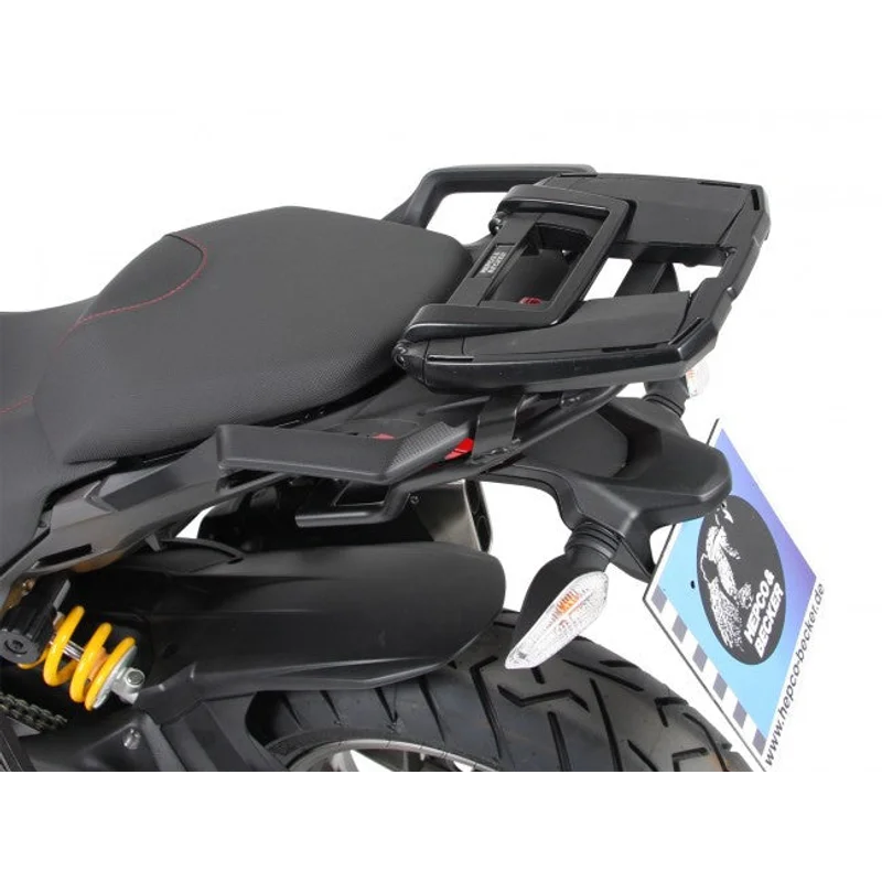 Ducati Multistrada Carrier - For Topcases - Alu Rack (Fixed Hinge)