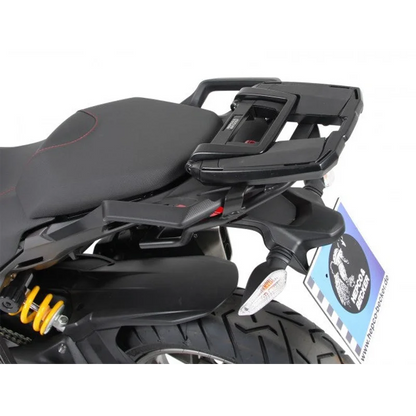Ducati Multistrada Carrier - For Topcases - Alu Rack (Fixed Hinge)