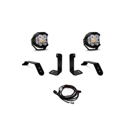 JEEP WRANGLER OE PLASTIC BUMPER LIGHT KIT - LP4 PRO - Clear / Upfitter