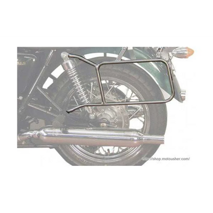 Triumph Bonneville / T100 Carrier - Sidecases 'Permanently Fixed' (Chrome)
