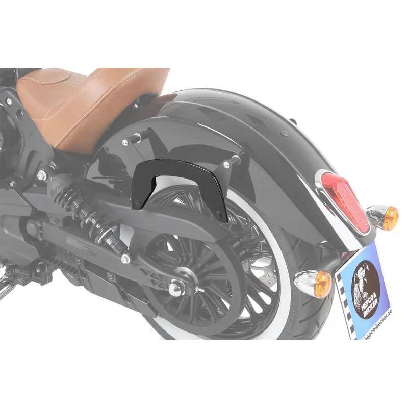 Indian Scout Carrier Sidecases - C-Bow - Black