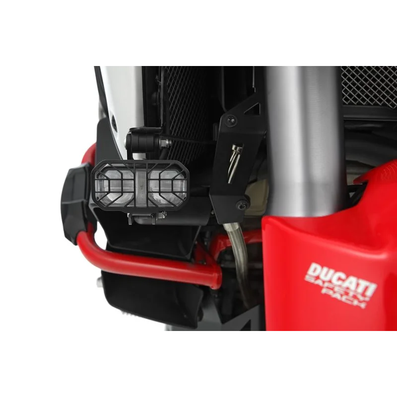 DUCATI Multistrada V4 - LED Auxillary lights Microflooter 3 - Black