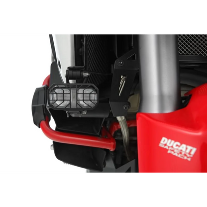 DUCATI Multistrada V4 - LED Auxillary lights Microflooter 3 - Black