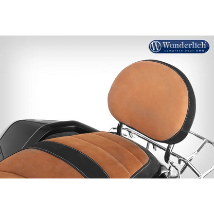 BMW K1600 B Ergonomics - Back Cushion for Sissy Bar - Cognac