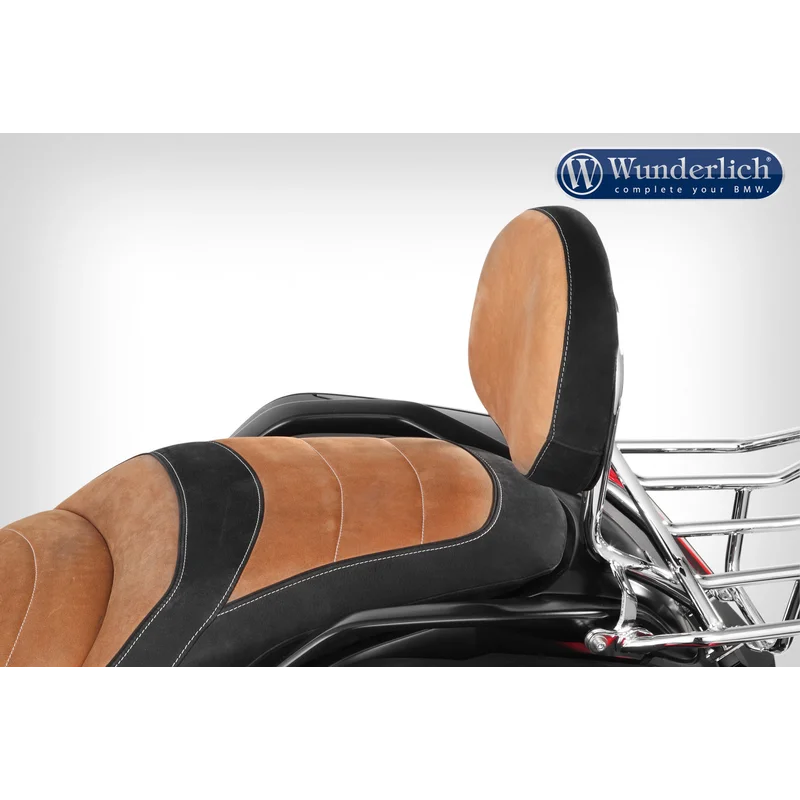 BMW K1600 B Ergonomics - Back Cushion for Sissy Bar - Cognac