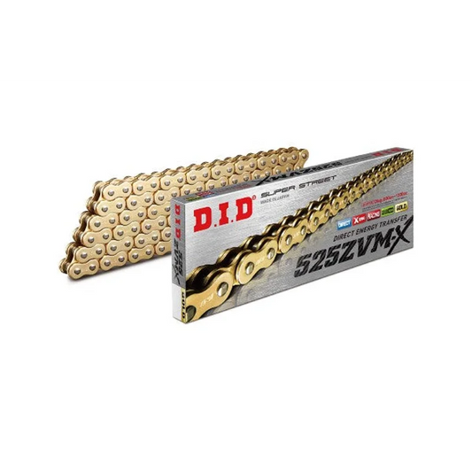 Chain 525 Pitch x 100 links (ZVMX) - ZVMX (Rivet Type) / Gold