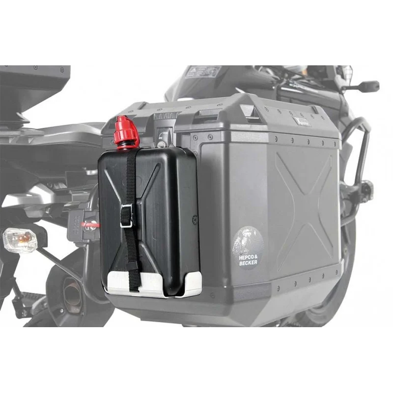 Fuel container 2L with brackets - Canister + Bracket + Straps