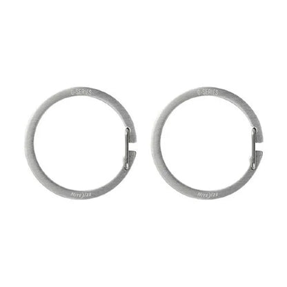 O-SERIES GATED KEY RING - Stainless Steel