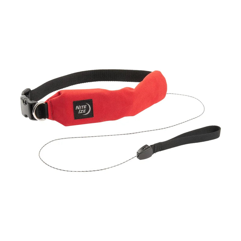 RADDOG ALL-IN-ONE COLLAR LEASH - Red / 40 -45cm (M)