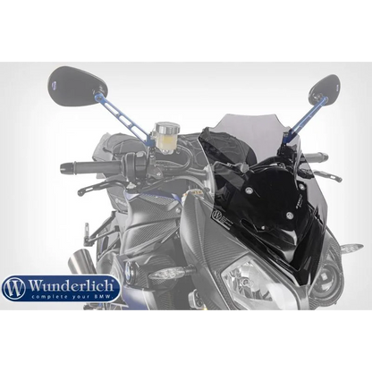 BMW S1000R Screen - Windscreen Touring (H410 W307) - Smoked Grey