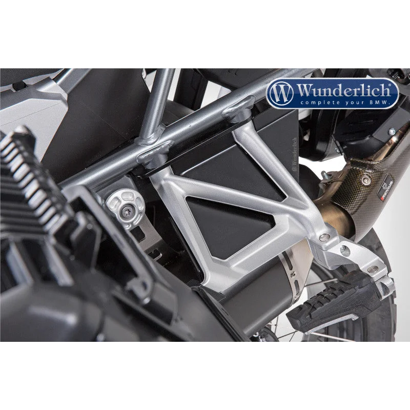 BMW R Series GS Protection - Passenger Seat Recess Cover - Silver