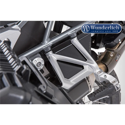 BMW R Series GS Protection - Passenger Seat Recess Cover - Silver