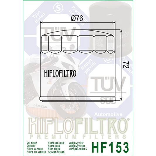 Oil Filter 153 - Hiflo (Std)