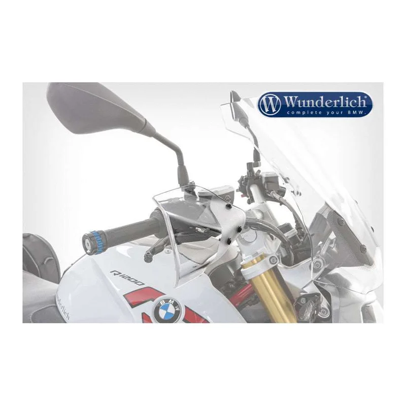BMW R1200GS Protection - Hand Wind Deflector - Smoked Grey