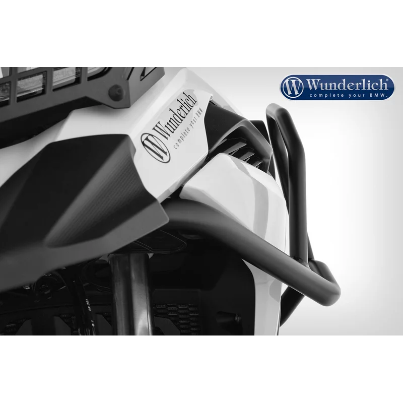 BMW F750GS Protection - "ADVENTURE" Tank Guard (Black) - Stainless Steel