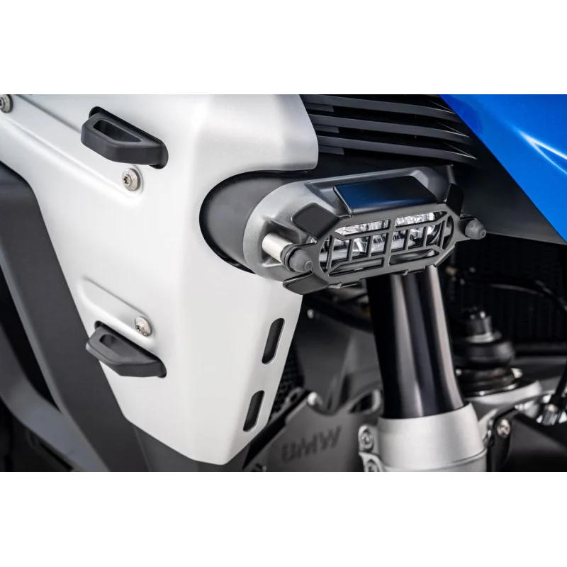 BMW R 1300 GSA Protection - Aux light Grill - Black