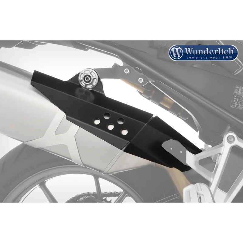 BMW F750 GS / 850 GS Protection - Exhaust Heat Shield - Black
