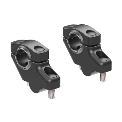 HANDLEBAR RISER - 30mm UP & 21mm BACK (4240-V3021) - Black