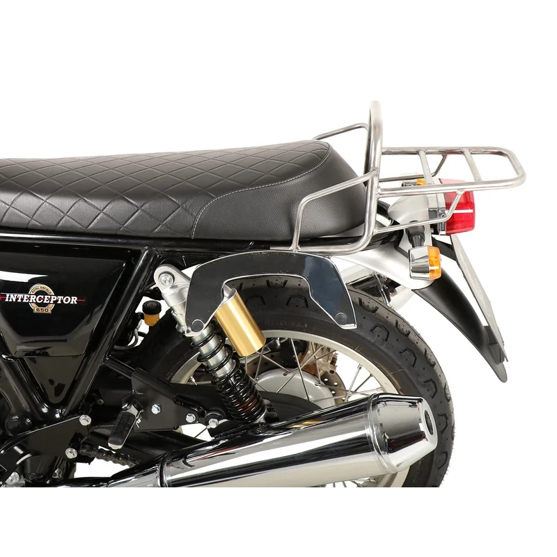 Royal Enfield Interceptor Carrier Sidecases - C-Bow - Black