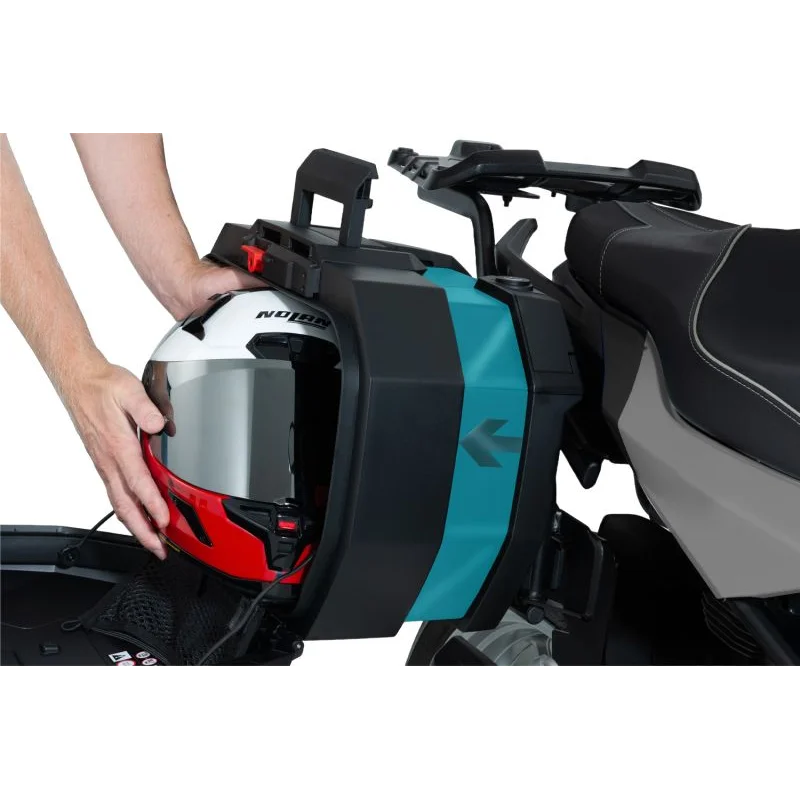 BMW R 1300 R Luggage - Sidecases Set X-CASE X30 with BMW luggage mounts - Carbon Optic