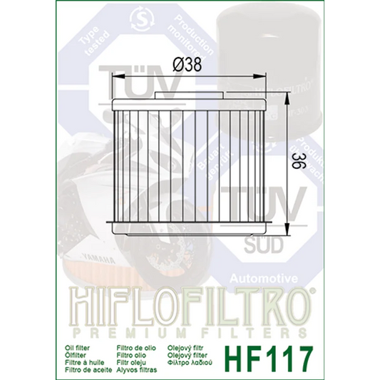 Transmission Filter 117 - Hiflo - Standard