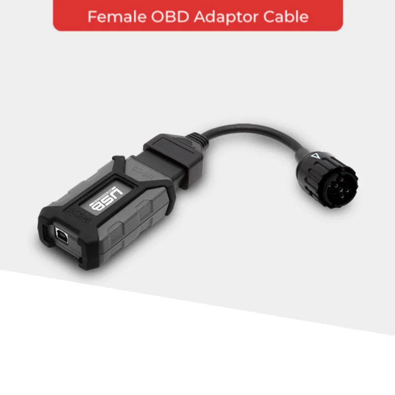 Female OBD Adaptor Cable (OBD-II GS-911 TO 10-pin adapter)