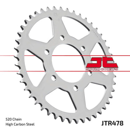 Sprockets Rear (478 - 46T) - JT - Steel