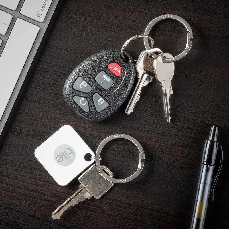 O-SERIES GATED KEY RING - Stainless Steel