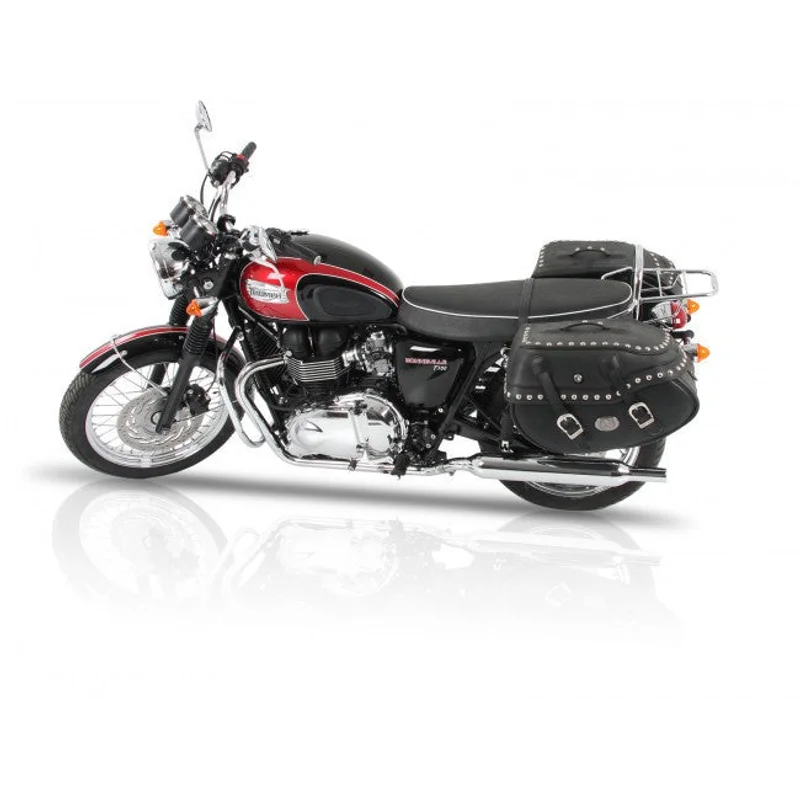 Triumph Bonneville / T100 / SE Carrier - Sidecases C-Bow (Chrome)