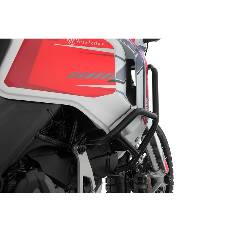 Ducati Desert X Protection - Engine Guard ( Left) - Black / Fits Wunderlich Tank Guard