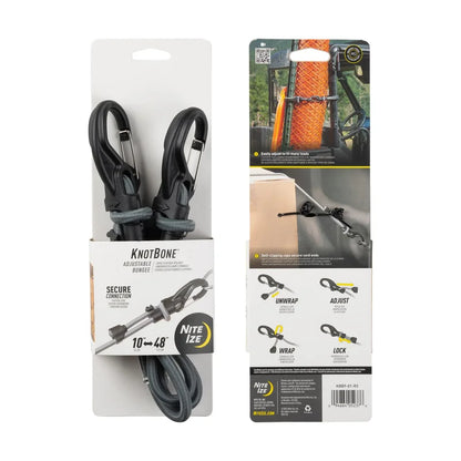 Bungee Cord - Knotbone Adjustable - 1N (0.9cm Diameter  x ( 122cm - 25 cm Length ))