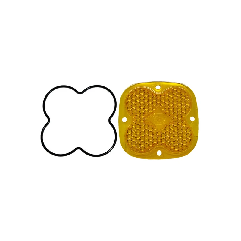 Replacement Lens - Baja Designs SQUADRON Series - Wide Cornering / Factory Amber