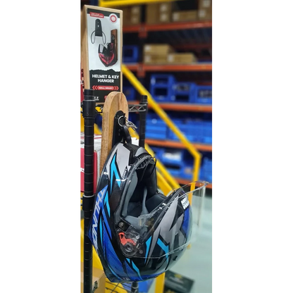 Helmet & Key Wall hanger - Not Included