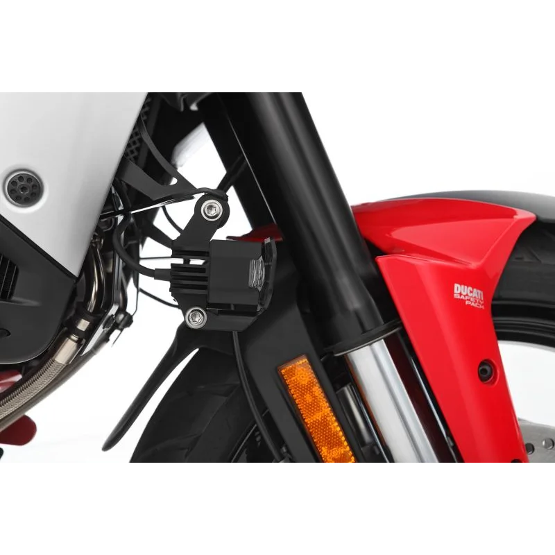 DUCATI Multistrada V4 - LED Auxillary lights Microflooter 3 - Black