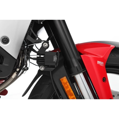 DUCATI Multistrada V4 - LED Auxillary lights Microflooter 3 - Black