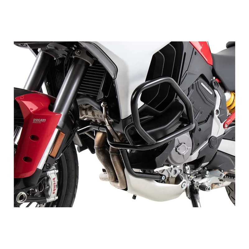 Ducati Multistrada V4 Protection - Engine Guard - Steel / Red