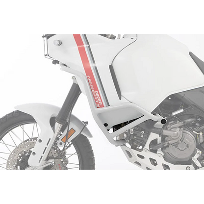 Ducati Desert X Protection - Tank Guard (White) - Fits Standard Protection Plate ( Not with Off road)